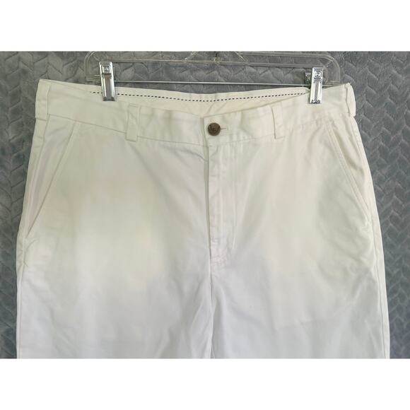 Brooks Brothers Mens Clark Pants 34x32 Pure White Casual, Preppy Resort Shore - Picture 1 of 6